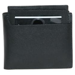 Buxton Mens Houston Covertible Thinfold Bi fold Wallet