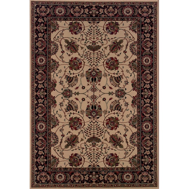 Astoria Ivory/ Black Traditional Area Rug (10 X 12 7)