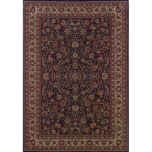 Astoria Blue/ Red Traditional Area Rug (10 X 127)