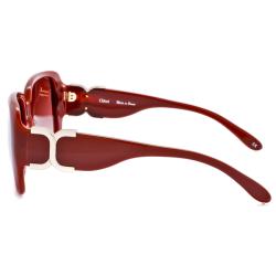 Chloe Women's 'Marcie' Burgundy Fashion Sunglasses Chloe Designer Sunglasses