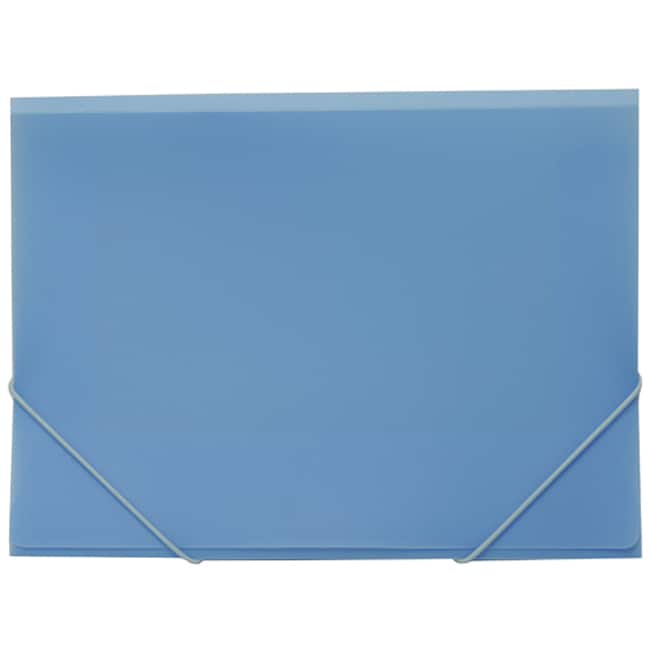 Baby Blue Letter Booklet Plastic Portfolios (Pack of 12)