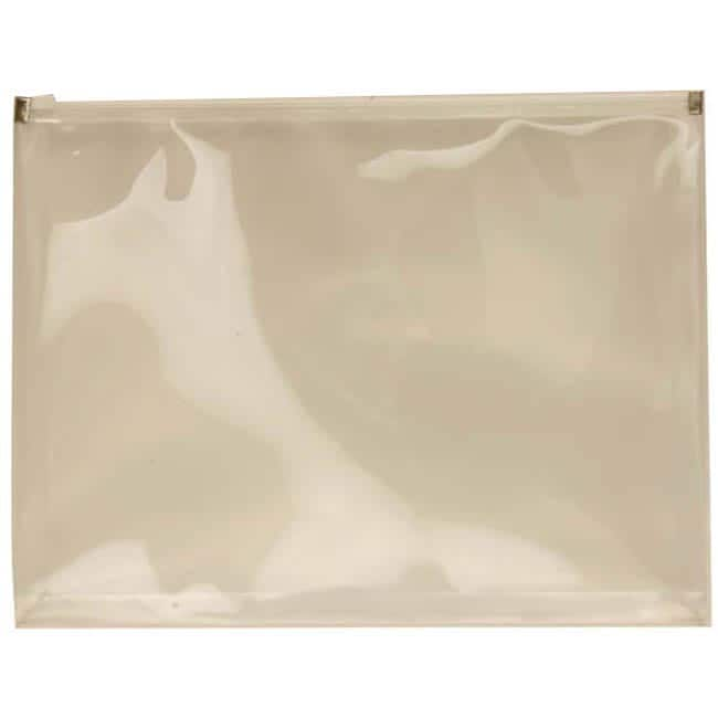 Letter Booklet Clear Plastic Zip Closure Envelope (Set of 12