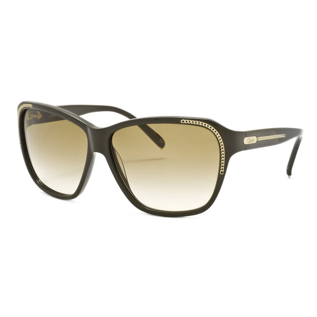 Chloe Women's 'Alysse' Olive Fashion Sunglasses Chloe Designer Sunglasses