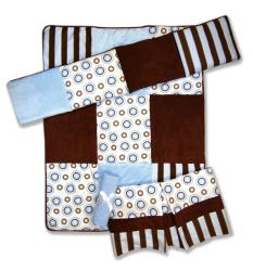 Trend Lab Blueberry 6 piece Crib Bedding Set