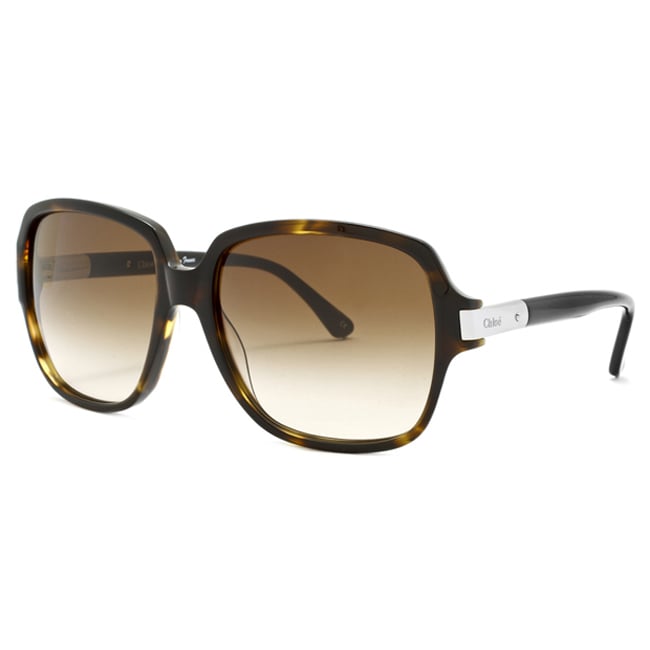 Chloe Women's 'Ammi' Tortoise Fashion Sunglasses Chloe Designer Sunglasses