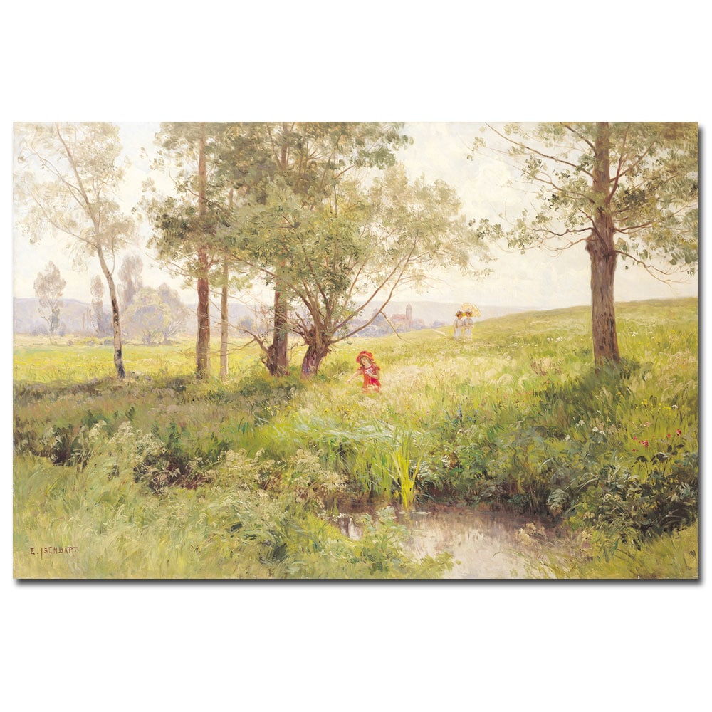 Emile Isenbart 'Landscape' Canvas Art Canvas