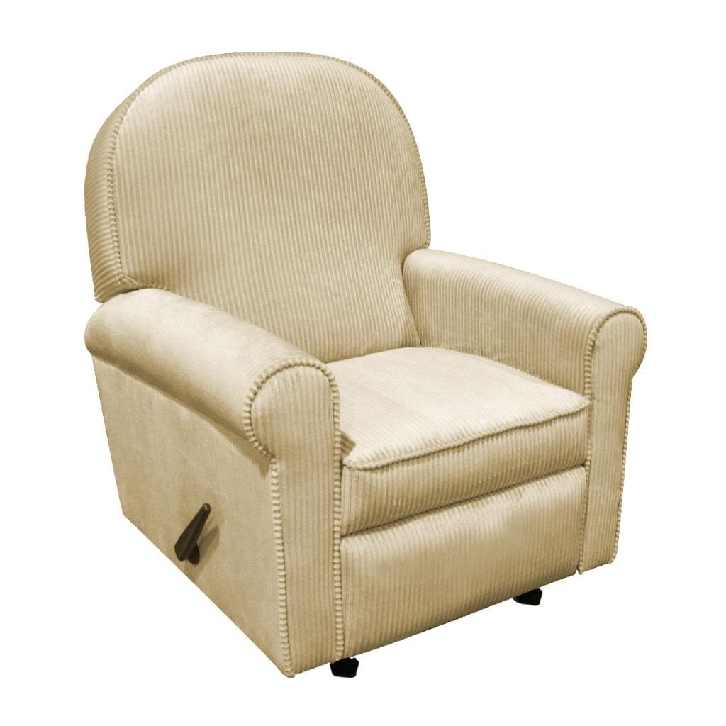 The Rockabye Glider Co. Jayden Tan Chenille Recliner