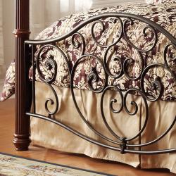 Madera Deco Full size Canopy Metal Bed