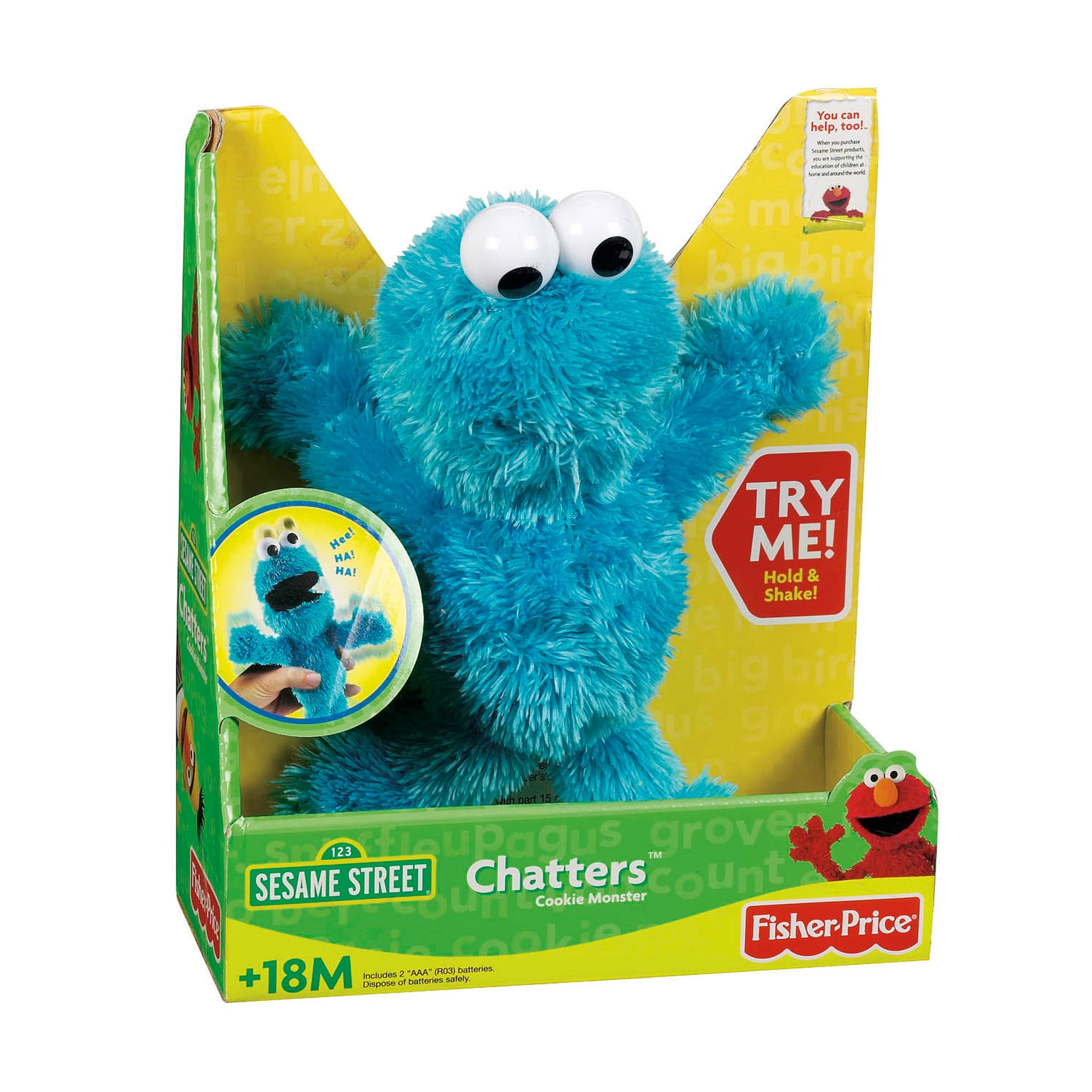 Sesame Street Cookie Monster Chatters Toy Free Shipping On Orders   L13947754 