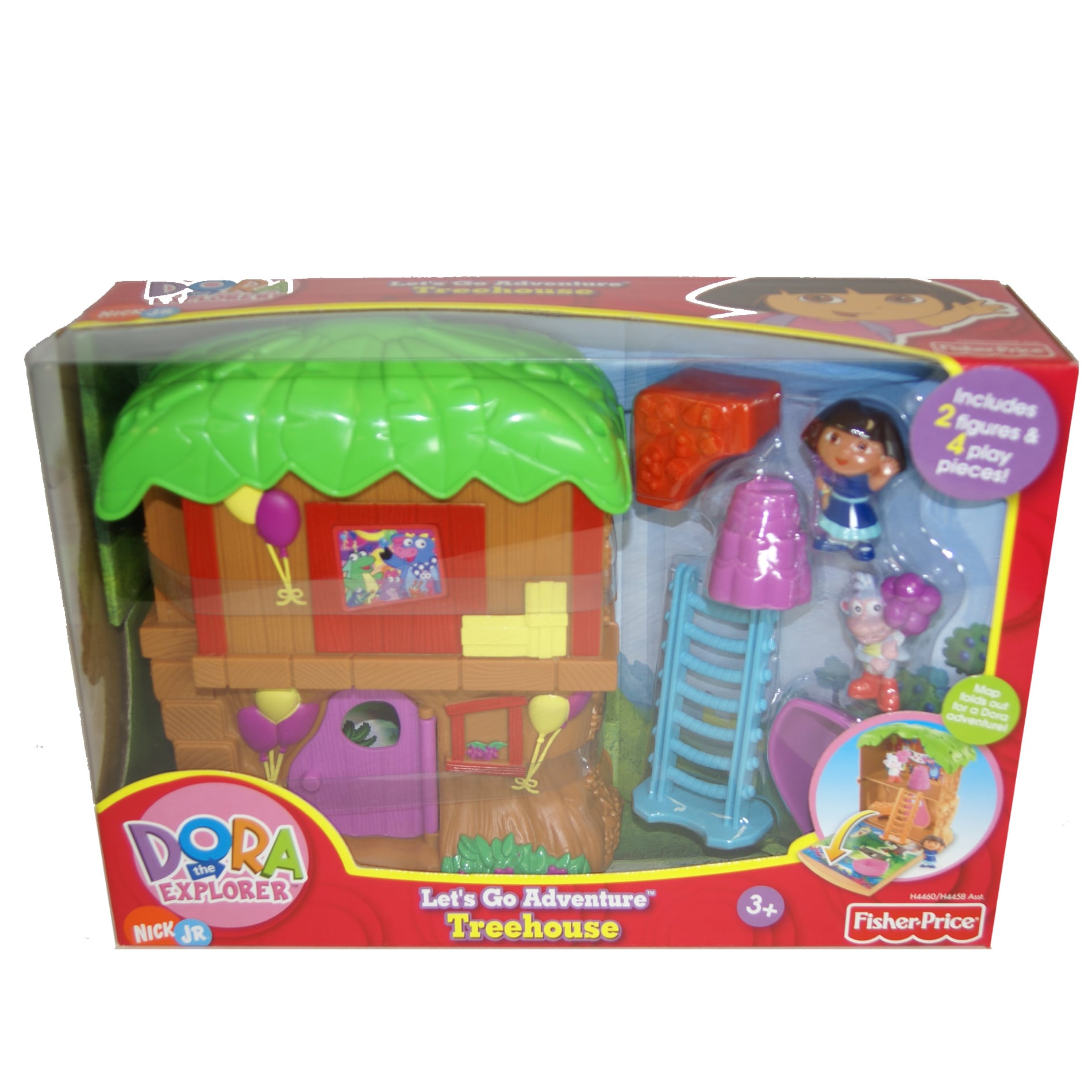 Fisher Price Dora Lets Go Treehouse Adventure Play Set   