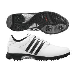Adidas Mens adiCOMFORT 2 White/ Black Golf Shoes on PopScreen