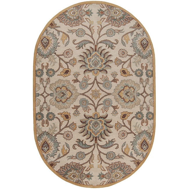 Handtufted Khingan Wool Rug (8' x 10' Oval) Free Shipping Today