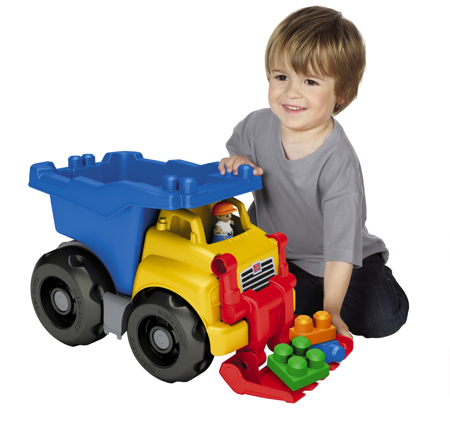 Mega Bloks Filln Dump Truck Play Set