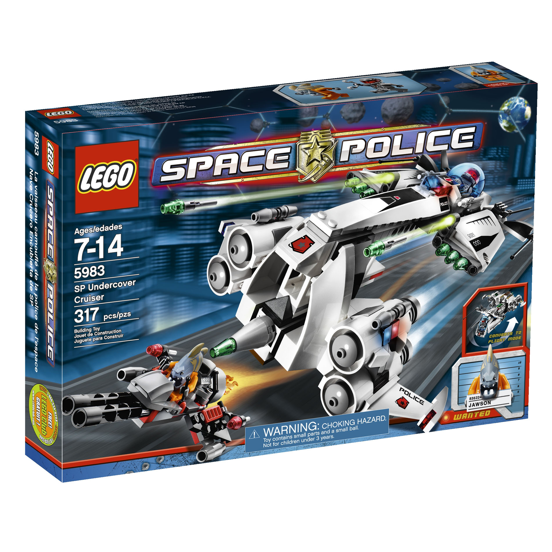 LEGO Space Police Undercover Cruise Toy Set