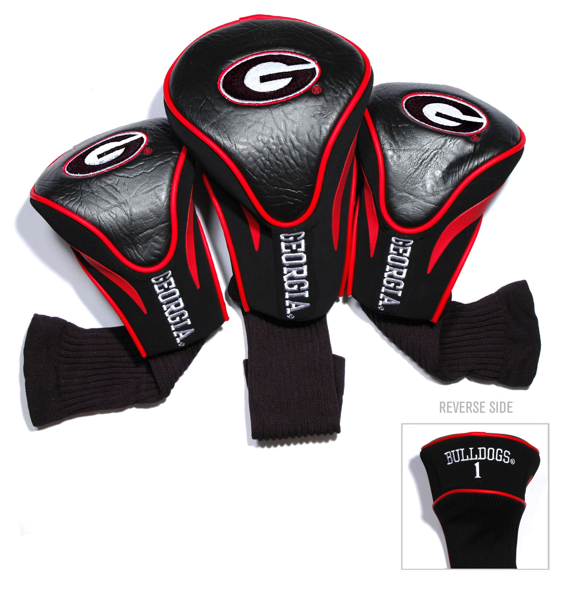 Georgia Bulldogs Ncaa Contour Wood Headcover Set