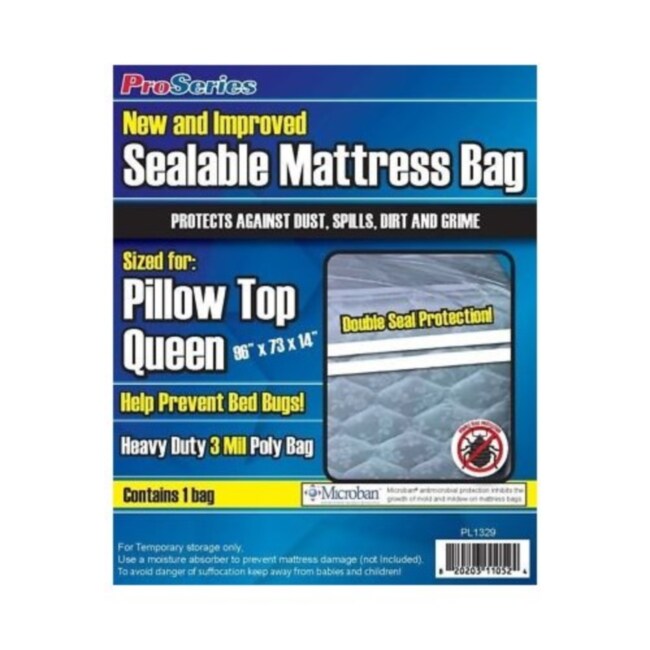 Shop ProSeries Sealable Mattress Bag Full/Queen, Pack of 6 Free Shipping Today