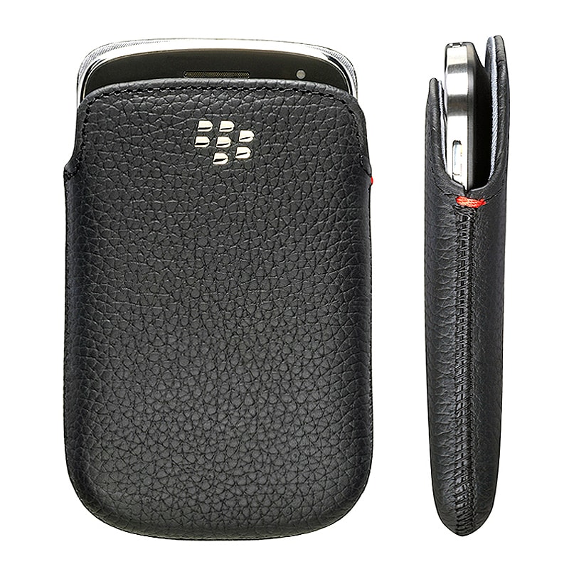 BlackBerry Bold 9900/ 9930 OEM Black Leather Pocket HDW 38845 001 