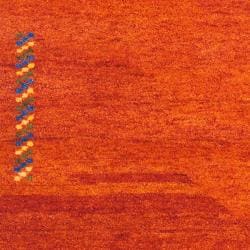 Hand knotted Gabeh Dreams Rust Wool Rug (4' x 6') Safavieh 3x5   4x6 Rugs