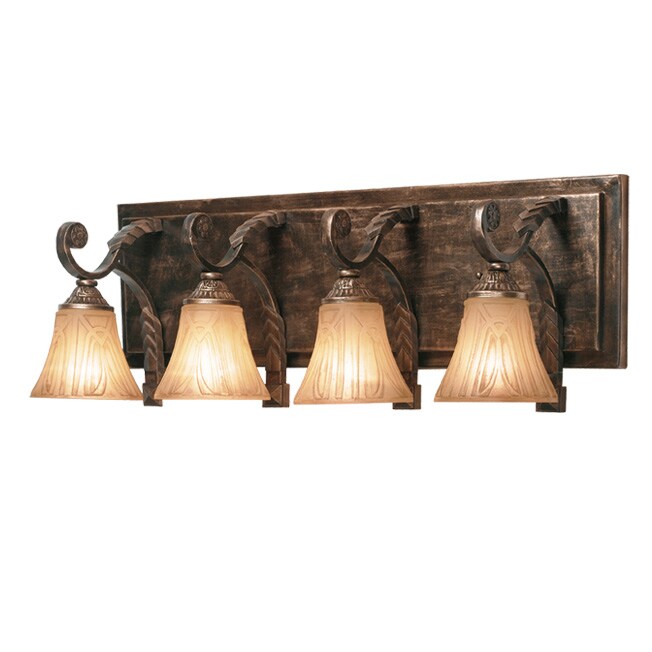 Woodbridge Lighting Sebastian 4light Tuscan Bronze Bath Bar Free