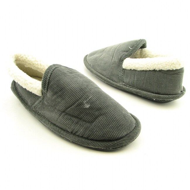Beverly Hills Polo Club Men's 'A-line Slipper' Grey Slippers - 13969166 ...