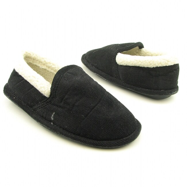 Beverly Hills Polo Club Men's 'A-line Slipper' Black Slippers ...