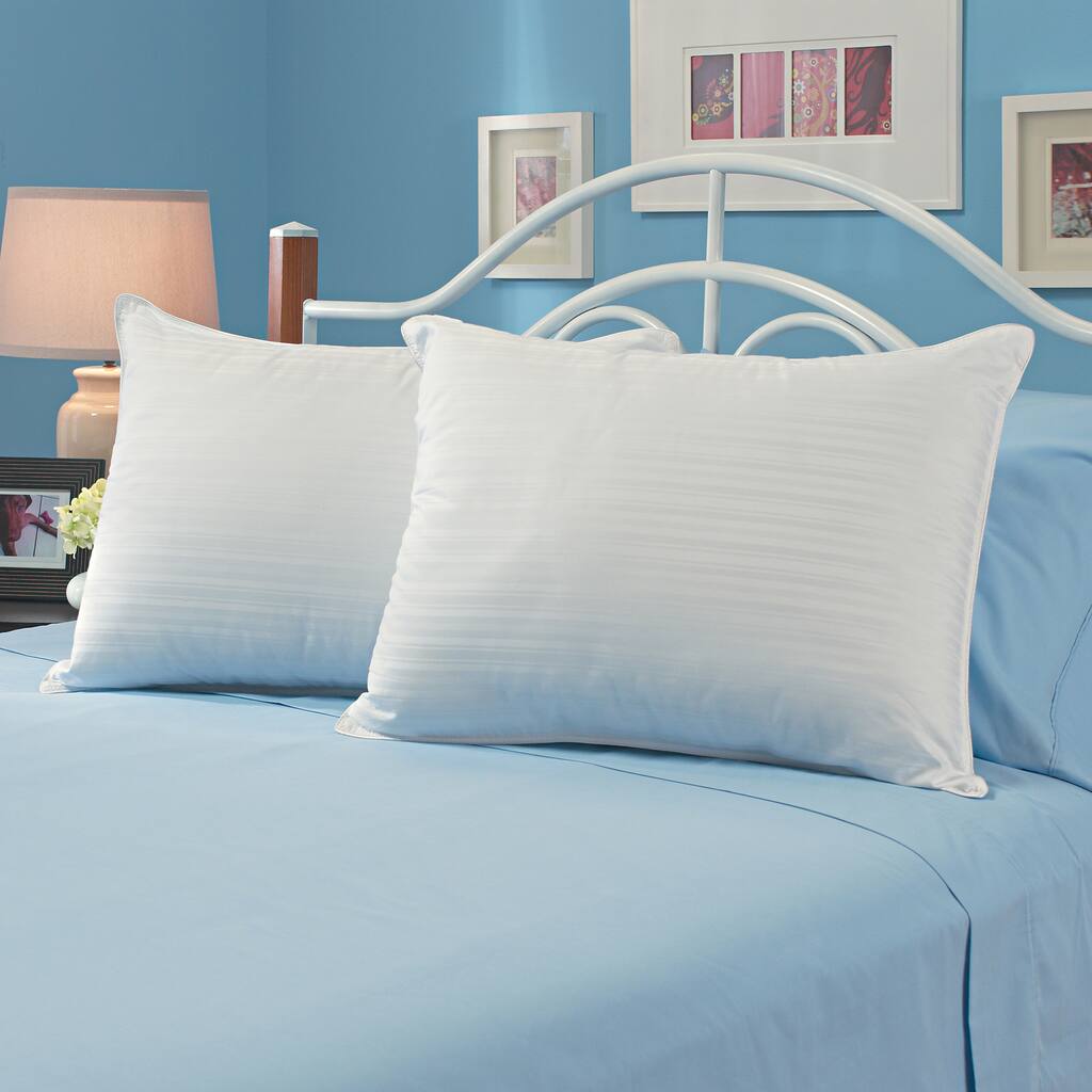 Famous Maker 600 Thread Count Egyptian Cotton Pillows (Set of 2)