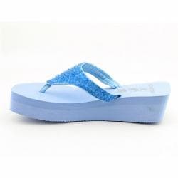 Rocket Dog Womens San Lucas Blue Flip Flops (Size 8)