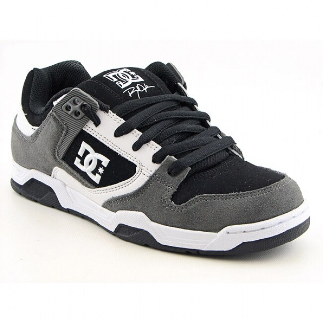 DC Shoe Co USA Men's `Flawless' Gray/White/Black Battleship Skate Shoes - Free Shipping Today 