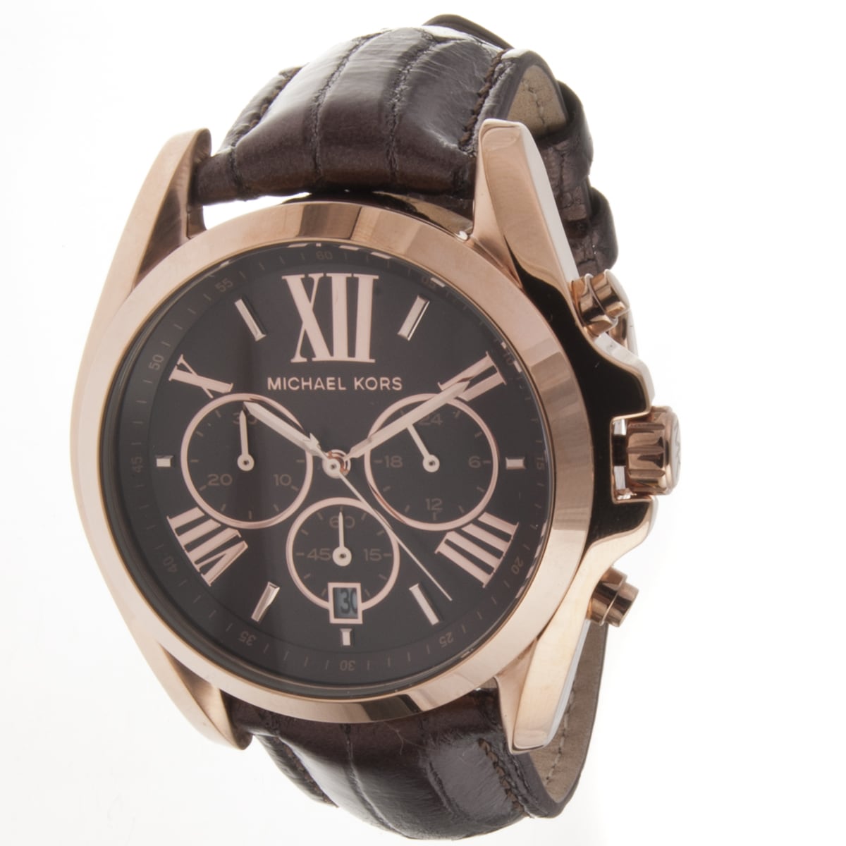 michael kors bradshaw leather strap
