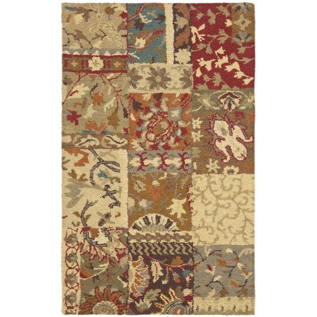 Handmade Sumak Patchwork Wool Rug (3 x 5)