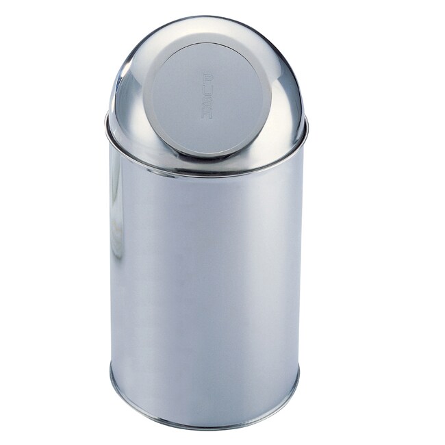 Organize It All Stainless Steel Medium Trashcan Free Shipping Organize It All Stainless Steel Medium Trashcan
