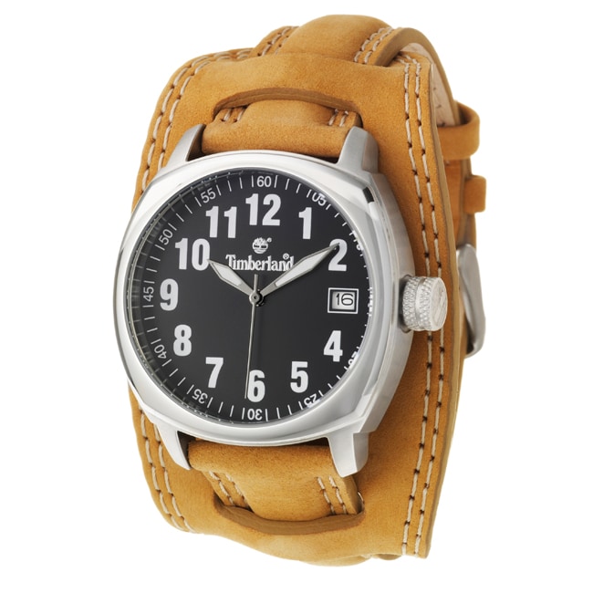 Timberland Women's 'Terrano' Stainless Steel and Leather Quartz Watch