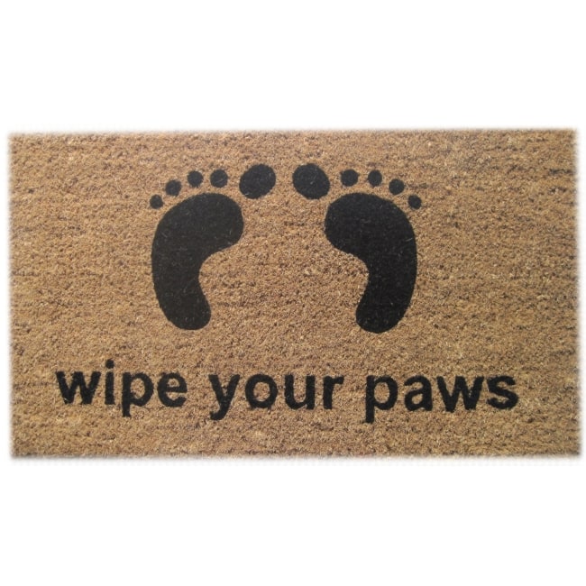 'Wipe Your Feet' Coir Door Mat