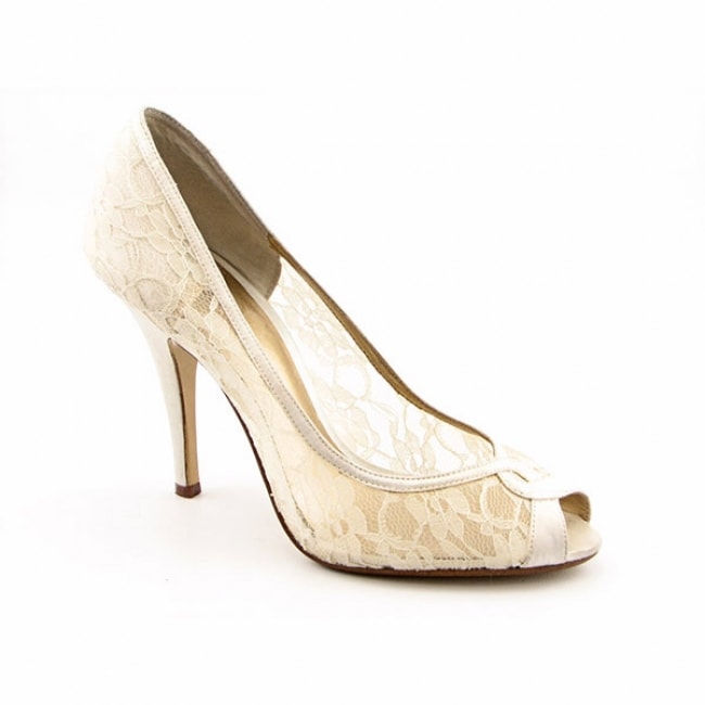 Alfani Womens Ivory Champagne Romance Pumps  