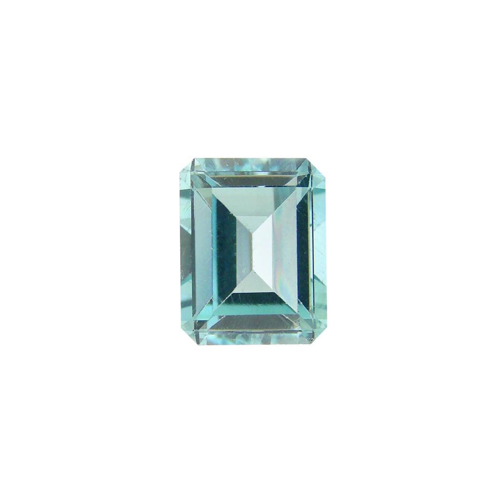 Rectangle 12x10mm 7.5ct TGW Blue Topaz Stone  