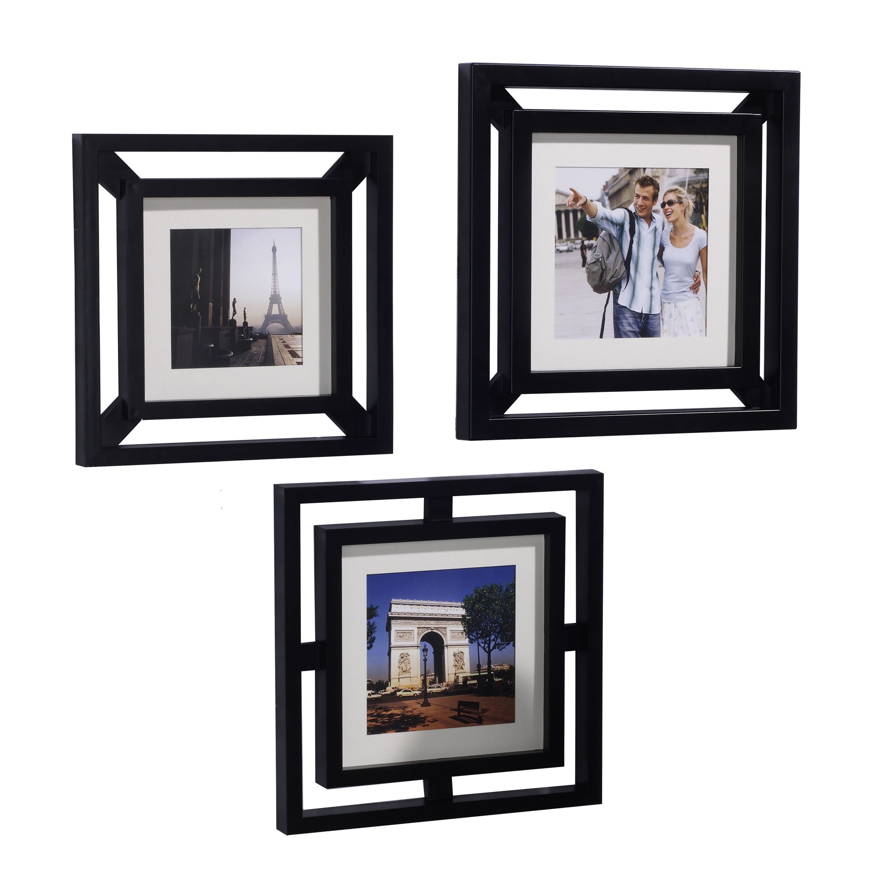 Mellanco Double Square Frames (Set of 3)  