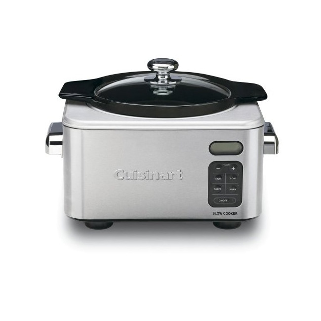 Cuisinart PSC 400 Stainless Steel 4 Quart Programmable Slow Cooker