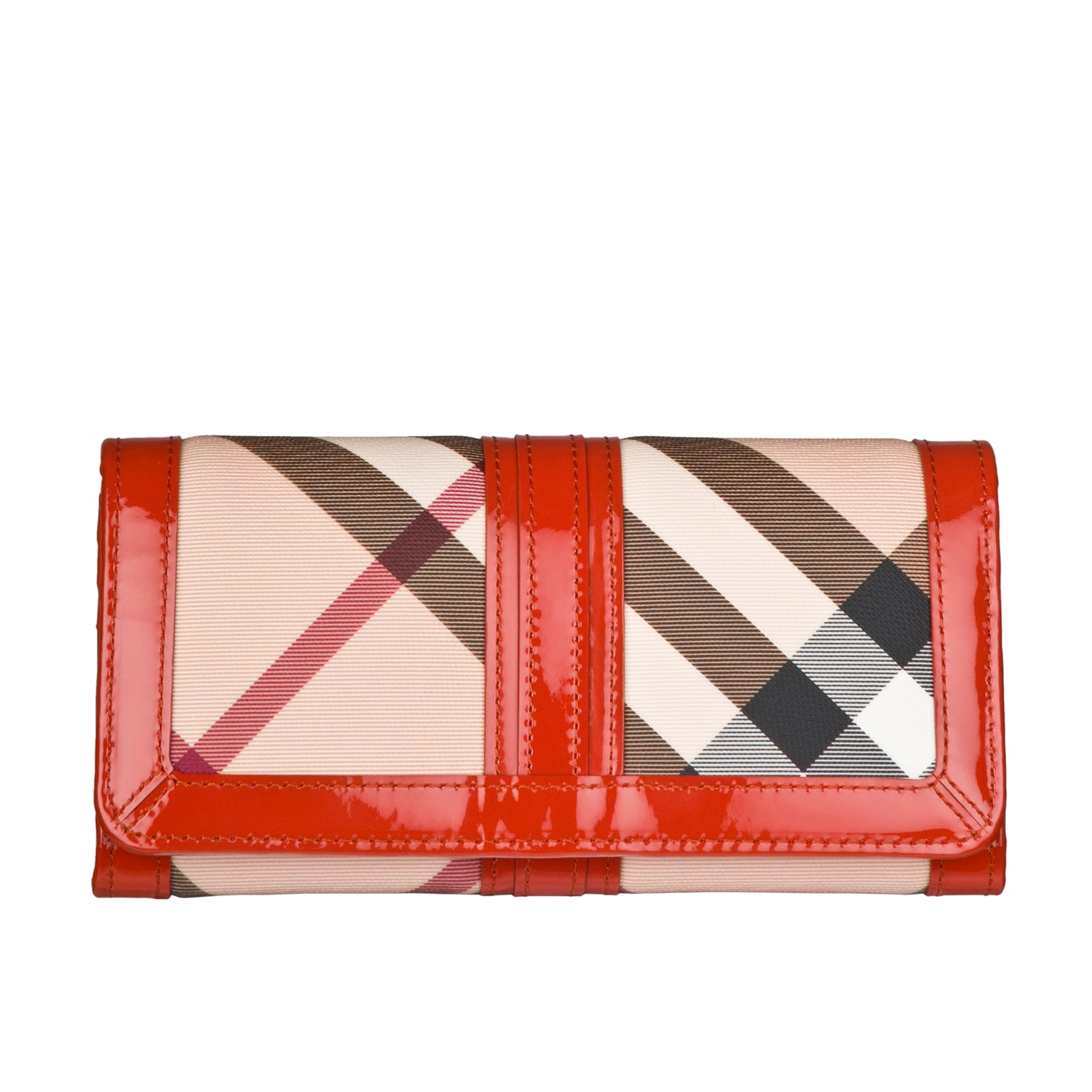 Burberry Nova Oversized Tangerine Wallet  