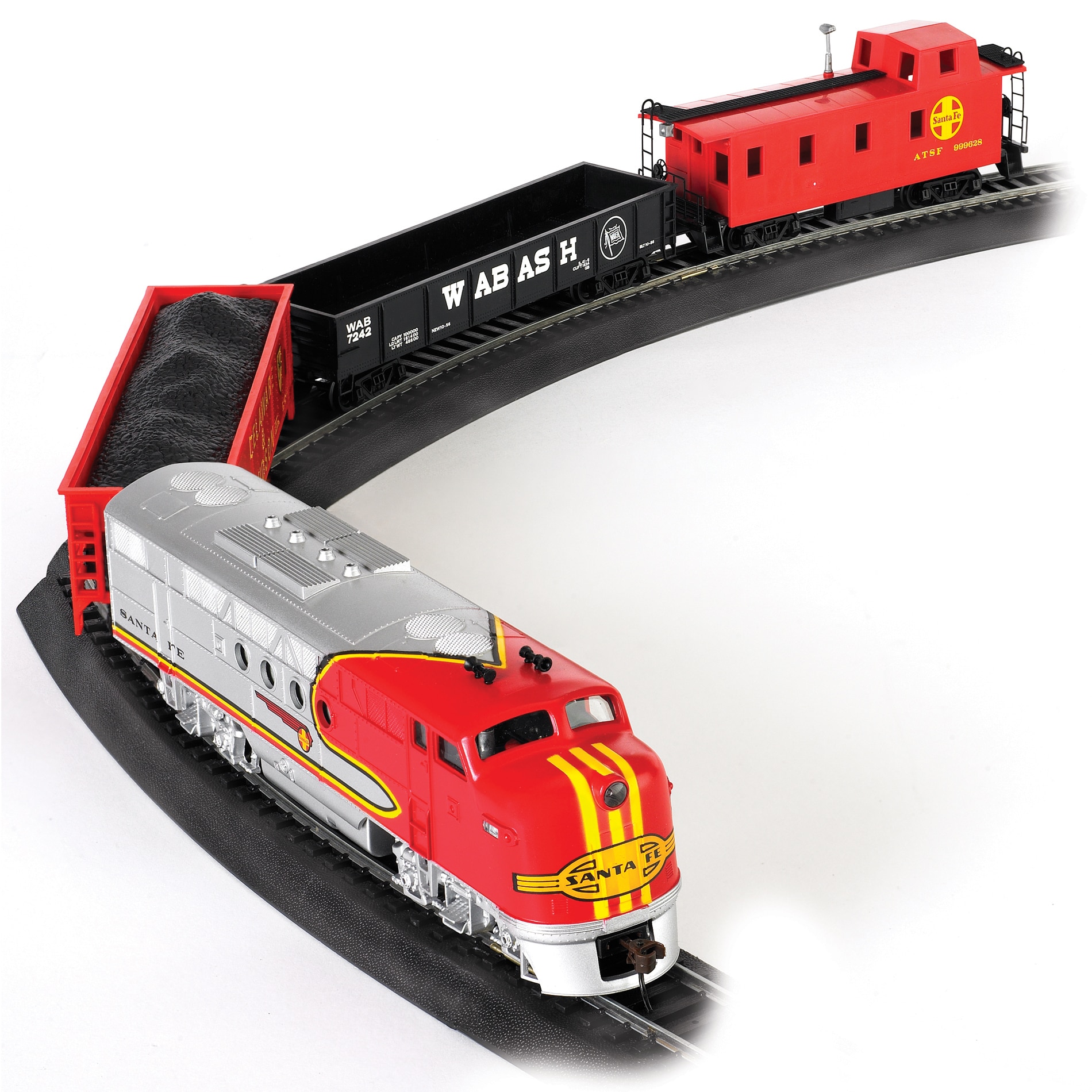 Bachmann HO Scale Santa Fe Flyer Train Set - 13922743 - Overstock.com 