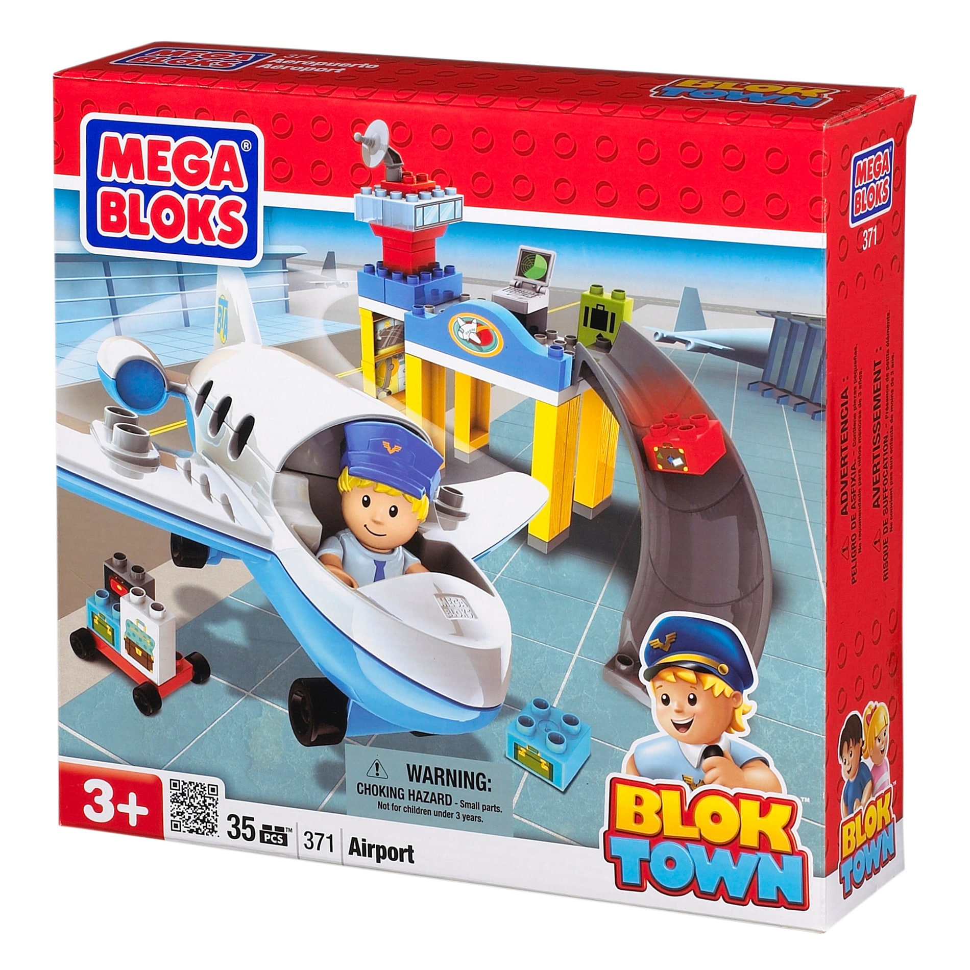 Mega Bloks BlokTown Airport Play Set