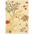 Safavieh Handmade Blossom Beige Wool Rug - 2' x 3'