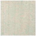 Safavieh Handmade Bliss Beige/ Blue New Zealand Wool Rug - 6' x 6' Square