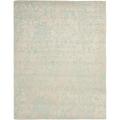Safavieh Handmade Bliss Beige/ Blue New Zealand Wool Rug - 7'6 x 9'6