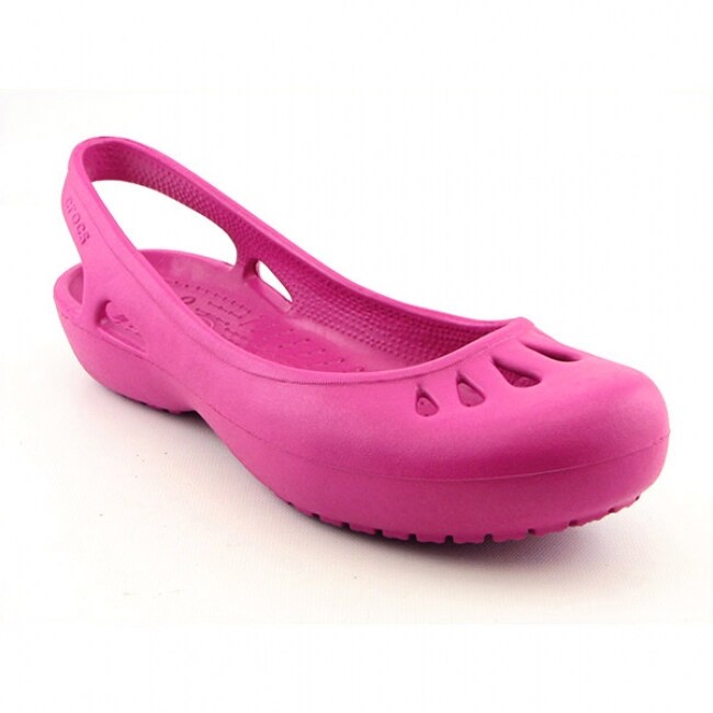 crocs retro slingback flat