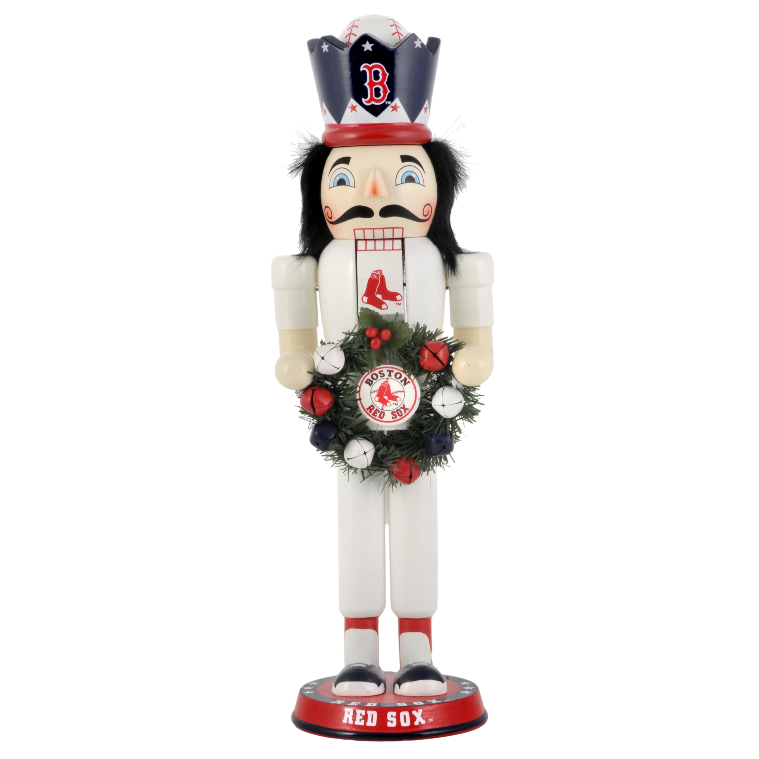 Boston Red Sox 14inch Wreath Nutcracker Free Shipping On Orders Over