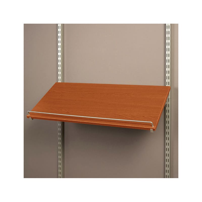 freedomRail Pre Drilled Cherry Wood Shoe Shelf (30 Inch x 14 I See