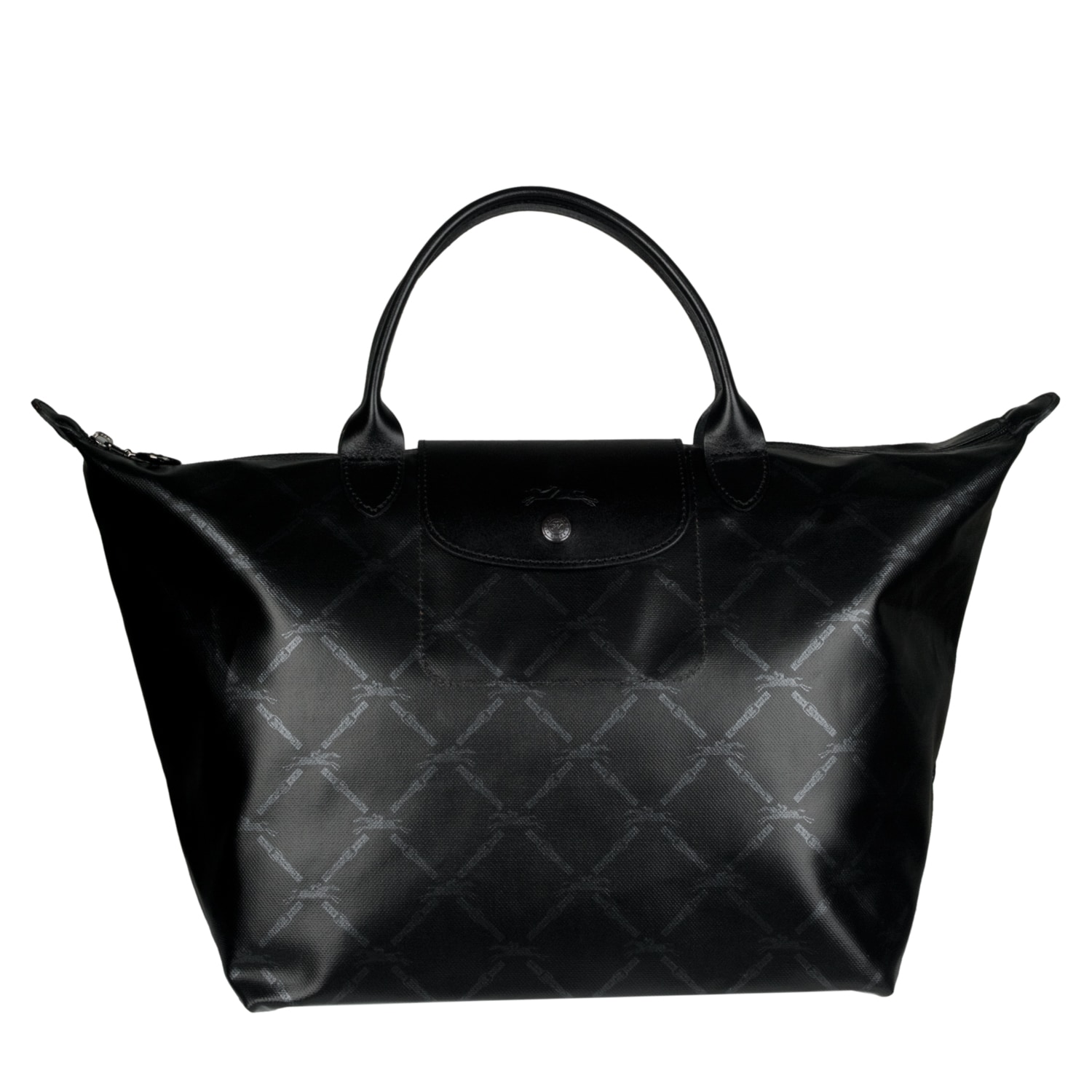 Longchamp Metallic PVC Travel Bag  