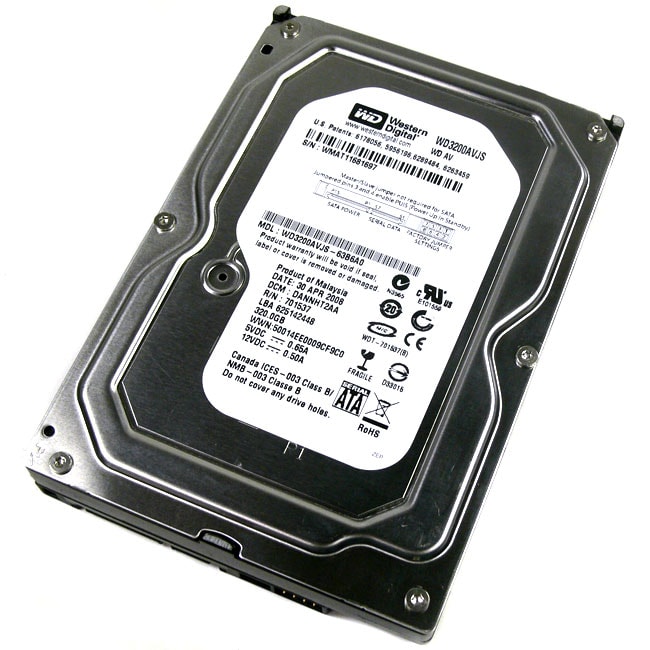 Western Digital WD3200AVJS 320GB SATA/300 7200RPM 3.5 inch Hard Drive