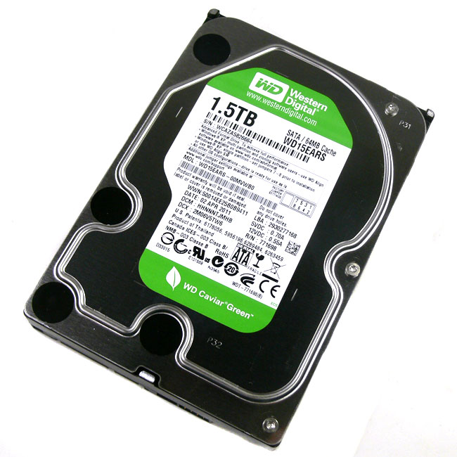 Western Digital WD15EARS 1.5TB SATA2 64MB 3.5 inch Hard Drive