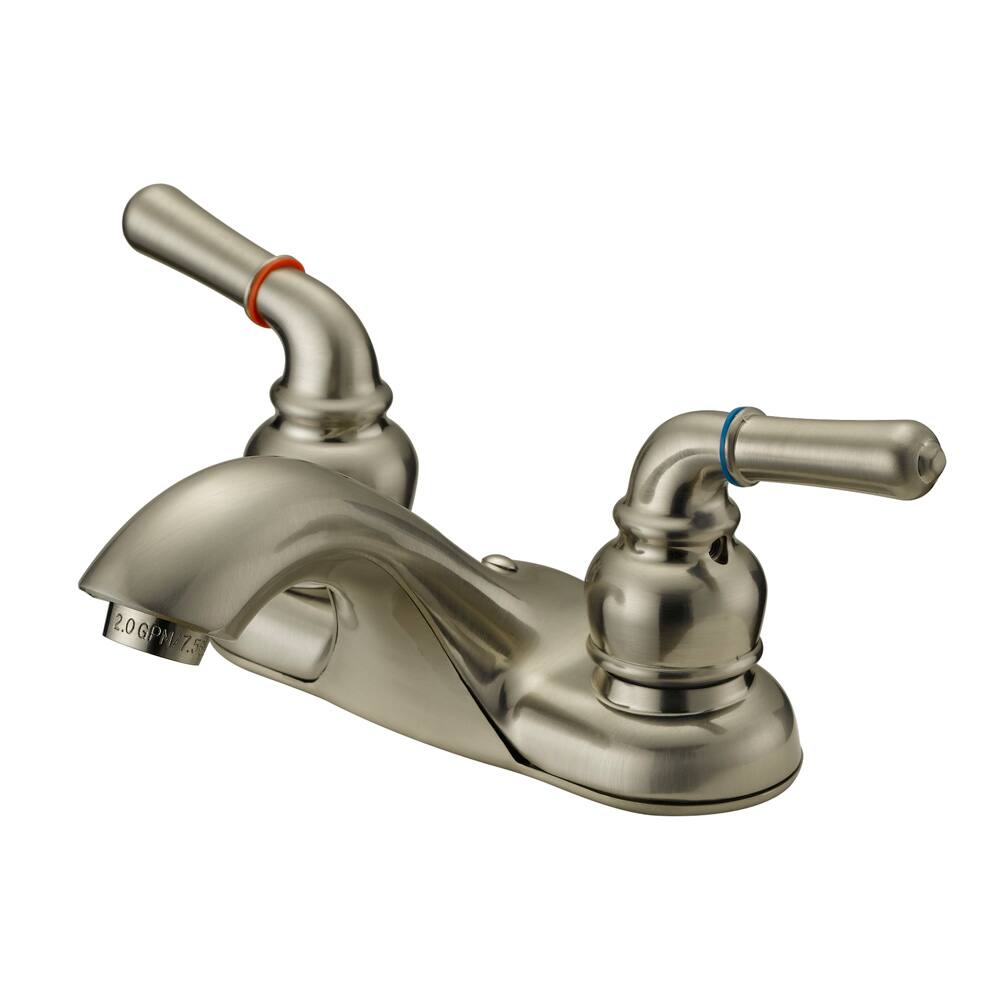 LessCare LB3B Brushed Nickel Finish Bathroom Faucet with Pop-up